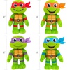 image:imageTeenage Mutant Ninja Turtles 8 Basic Plush Stuffed Toy 4Pack